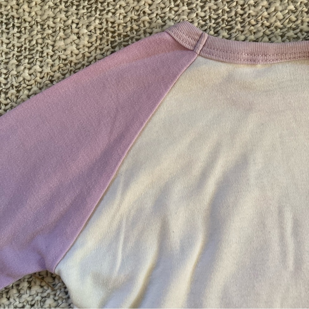 Vintage Walt Disney Collection Long Sleeve Snow White Tee Purple White Size 5 - Picture 6 of 9